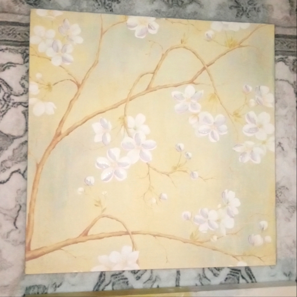 Floral and Landscape Canvas Wall Art Set - Picture 2 of 4